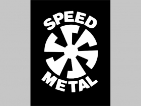 Speed Metal chrbtová nášivka veľkosť cca. A4 (po krajoch neobšívaná)